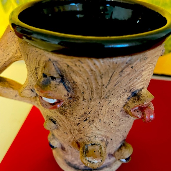 Handmade ceramist artists mugs -Functional or decorative. 2 for 20$ or offer - Picture 7 of 8